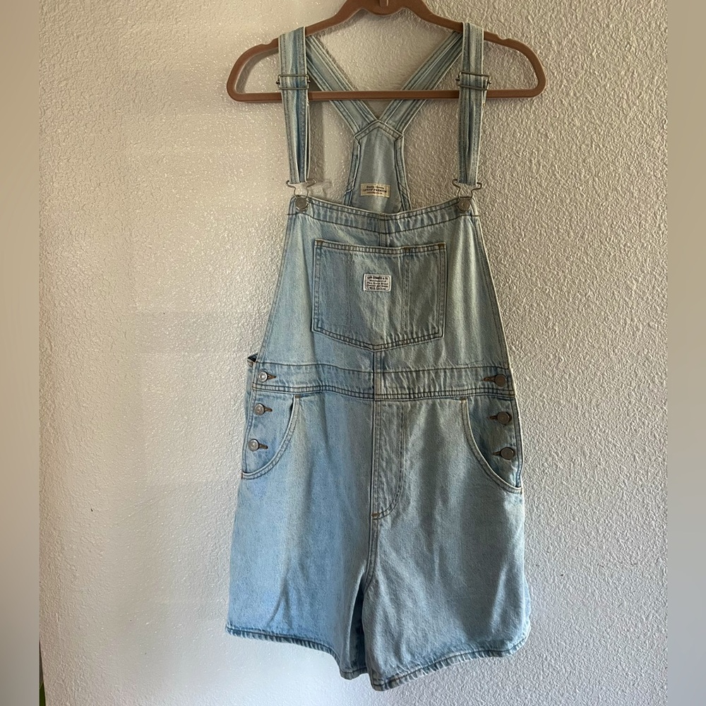 Levi's short overalls
